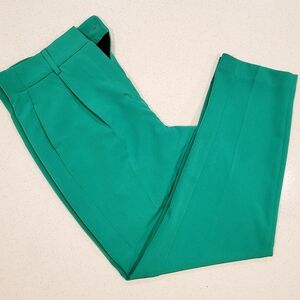 EXPRESS Vibrant Green High-Waisted Trousers